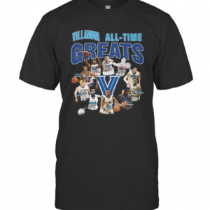 Villanova Wildcats All Time Great Signatures T-Shirt