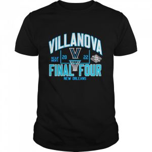 Villanova Wildcats Blue 84 2022 NCAA Men’s Basketball Tournament March Madness Final Four T-shirt