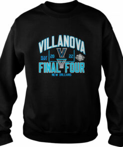 Villanova Wildcats Blue 84 2022 NCAA Men's Basketball Tournament March Madness Final Four T shirt 4