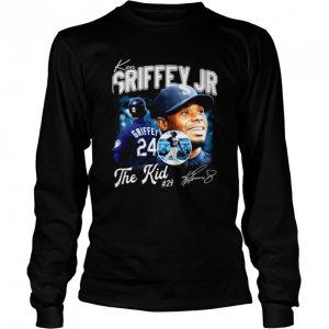 Vintage 80's Ken Griffey Jr The Kid Baseball Signature shirt 3