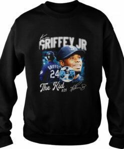 Vintage 80’s Ken Griffey Jr The Kid Baseball Signature shirt 3 Vintage 80's Ken Griffey Jr The Kid Baseball Signature shirt 4