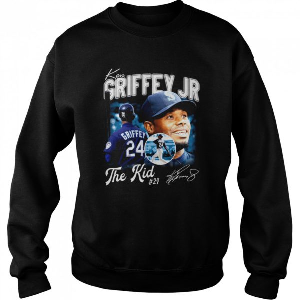 Vintage 80’s Ken Griffey Jr The Kid Baseball Signature shirt