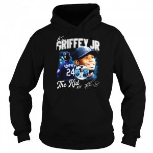 Vintage 80's Ken Griffey Jr The Kid Baseball Signature shirt 5