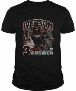 Vintage Allen Iverson The Answer Philadelphia 76ers shirt 1
