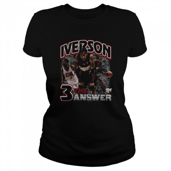 Vintage Allen Iverson The Answer Philadelphia 76ers shirt