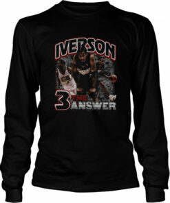 Vintage Allen Iverson The Answer Philadelphia 76ers shirt 3
