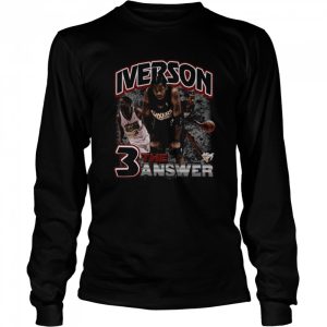 Vintage Allen Iverson The Answer Philadelphia 76ers shirt 3