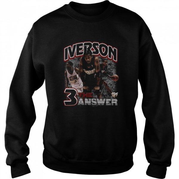Vintage Allen Iverson The Answer Philadelphia 76ers shirt
