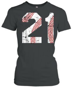Vintage Baseball 21 Jersey Number shirt 2