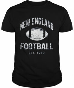 Vintage New England Team Est 1960 Navy New England Retro American Football shirt 1