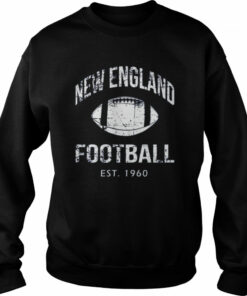 Vintage New England Team Est 1960 Navy New England Retro American Football shirt 4