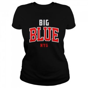 Vintage New York Football Big Blue Navy New York Sports shirt