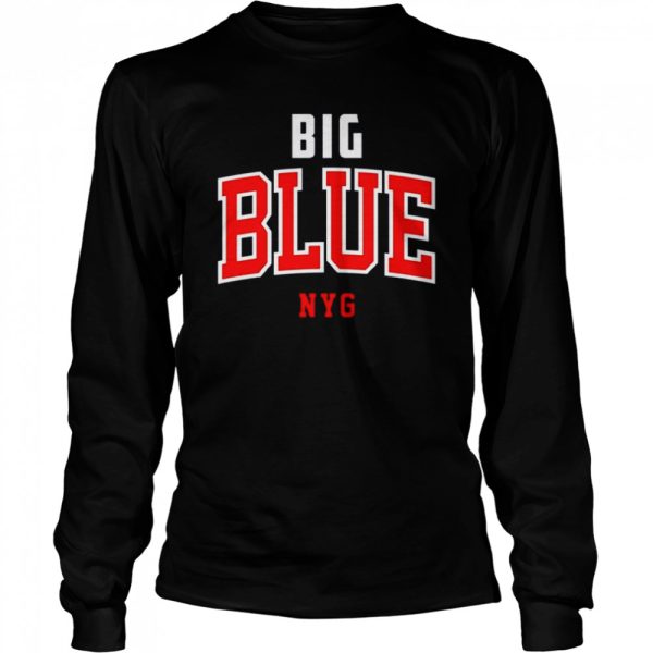 Vintage New York Football Big Blue Navy New York Sports shirt