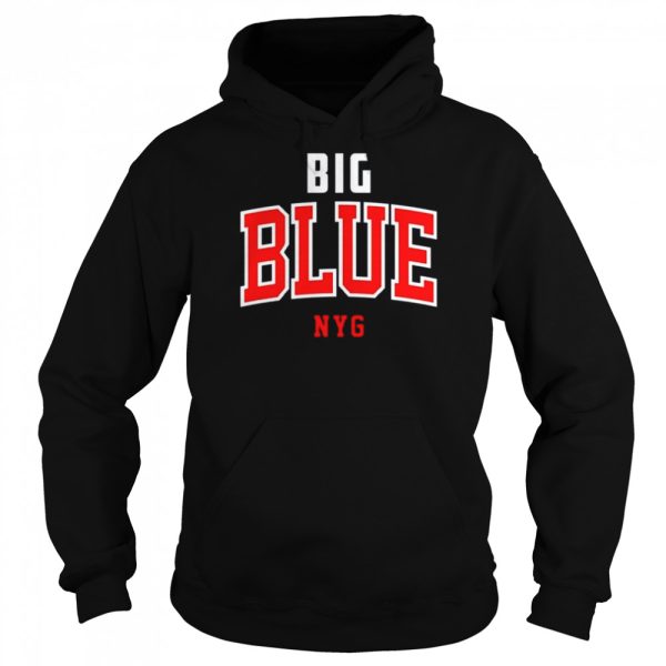 Vintage New York Football Big Blue Navy New York Sports shirt