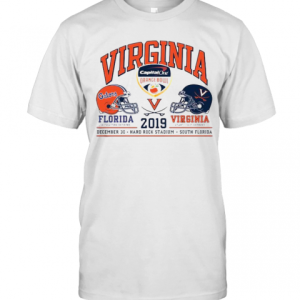 Virginia Florida Gator Vs Virginia Cavaliers 2019 Captain One Orange Bowl T-Shirt