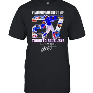 Vladimir Guerrero Jr #27 Toronto Blue Jays all star 2021 shirt