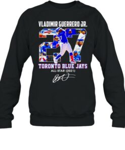 Vladimir Guerrero Jr 27 Toronto Blue Jays all star 2021 shirt 4