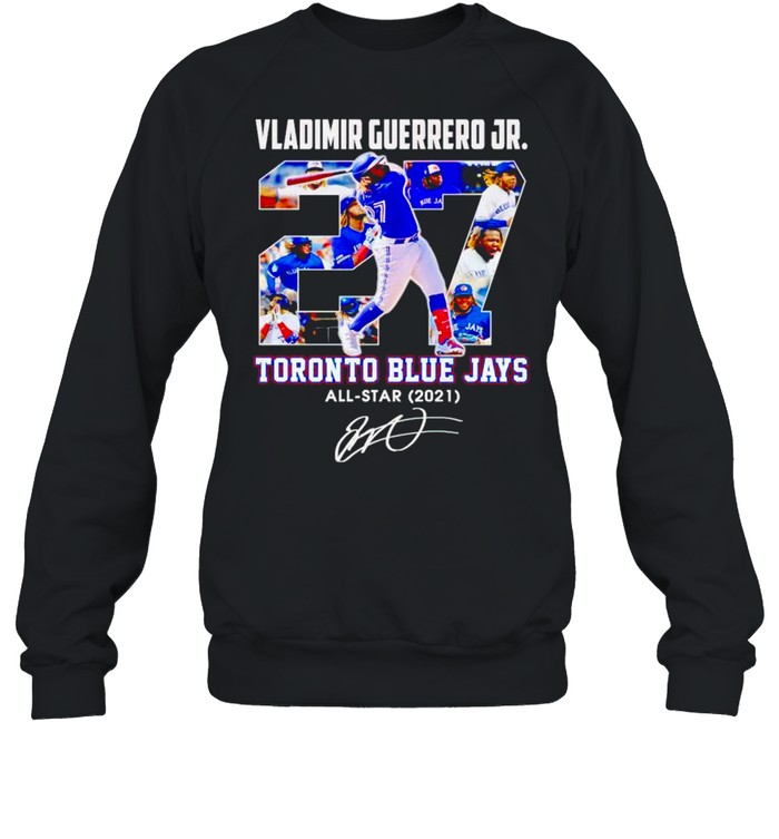 Men's Toronto Blue Jays Vladimir Guerrero Jr. Fanatics Branded Black 2021  MLB All-Star Game MVP T-Shirt