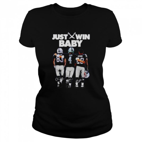 Waller and Carr Jacobs just win baby signatures shirt