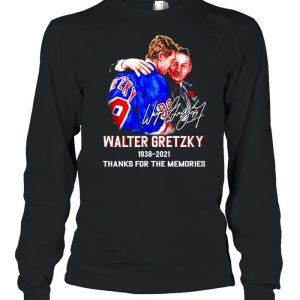 Walter Gretzky 1938 2021 thanks for the memories signature shirt 3