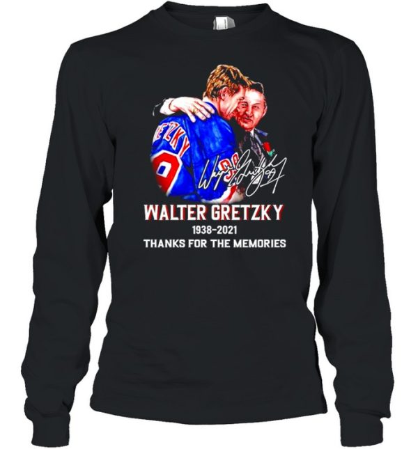 Walter Gretzky 1938 2021 thanks for the memories signature shirt