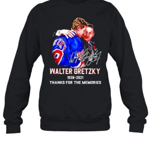 Walter Gretzky 1938 2021 thanks for the memories signature shirt 4