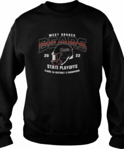 West Branch Bears 2022 State Playoffs class 1A district 5 Champions shirt 4