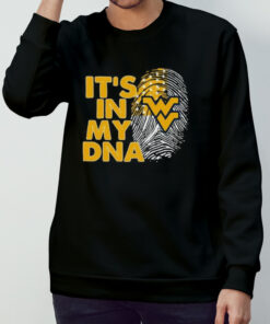 West Virginia Mountaineers Football 2023 It's In My DNA shirt 3