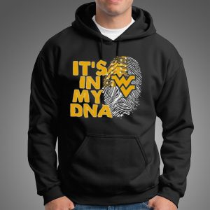 West Virginia Mountaineers Football 2023 It's In My DNA shirt 5