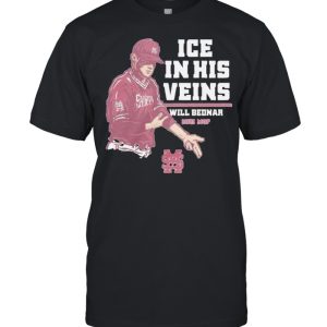 Will Bednar ice in his veins shirt