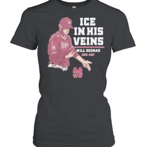 Will Bednar ice in his veins shirt