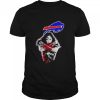 Wonder Woman Buffalo Bills logo T-shirt