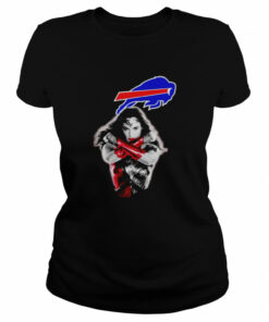 Wonder Woman Buffalo Bills logo T shirt 2