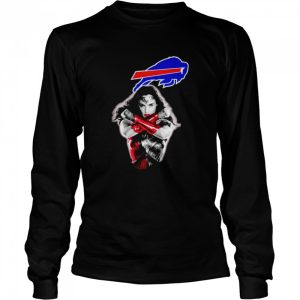 Wonder Woman Buffalo Bills logo T shirt 3