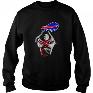 Wonder Woman Buffalo Bills logo T shirt 4