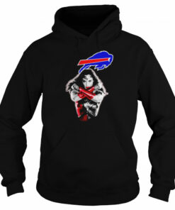 Wonder Woman Buffalo Bills logo T shirt 5