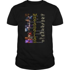 WuTang Clan Raekwon U God Oldirty Bastard Rza Method Man Signatures shirt