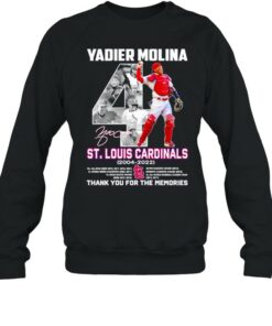Yadier Molina St Louis Cardinals 2004 2022 signature shirt 4