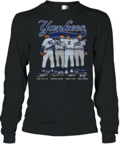 Yankees Andy Pettitte Mariano Rivera Derek Jeter Jorge Posada Signature shirt 3