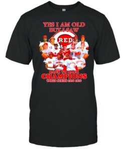 Yes I am old but I saw Cincinnati Reds all team signatures shirt 1