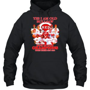 Yes I am old but I saw Cincinnati Reds all team signatures shirt 5