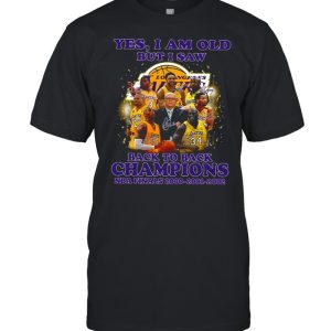 Yes i am old but i saw back to back champions nba finals 2000 2001 2002 shirt