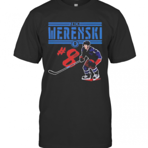 Zach Werenski 8 Columbus Hockey T-Shirt