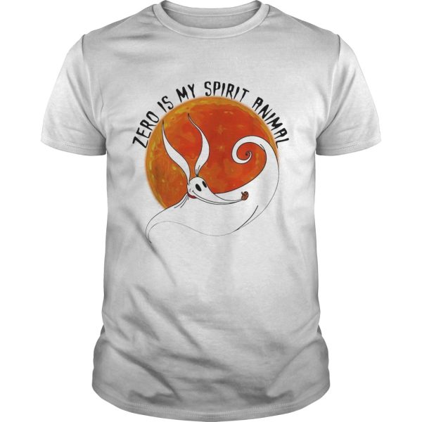 Zero is my spirit animal Halloween moon shirt