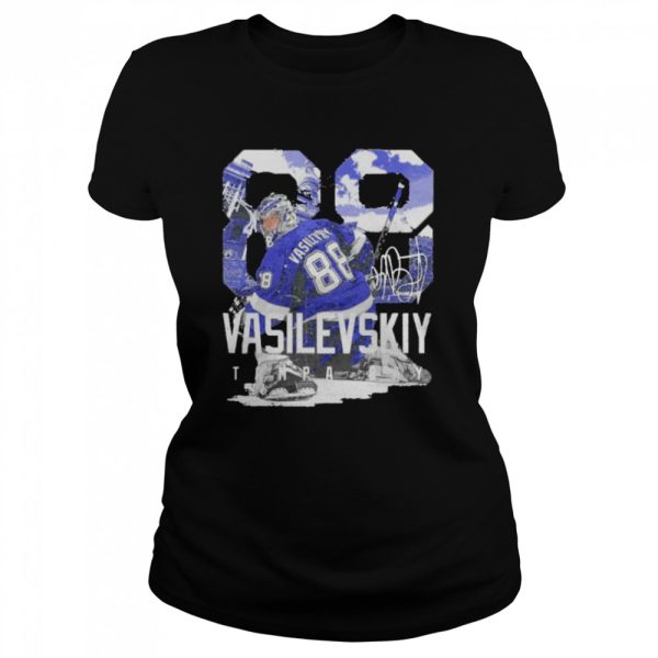 andrei Vasilevskiy Tampa Bay Lightning number 88 landmark shirt