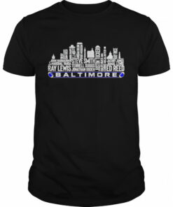 baltimore city sports team players name shirt 1