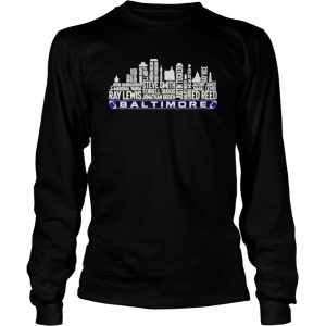 baltimore city sports team players name shirt 3