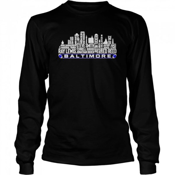 baltimore city sports team players name shirt