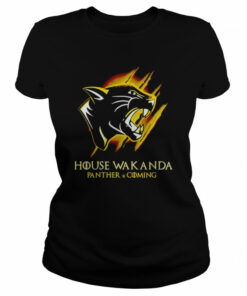 black Panther house wakanda panther is coming shirt 1 black Panther house wakanda panther is coming shirt 2