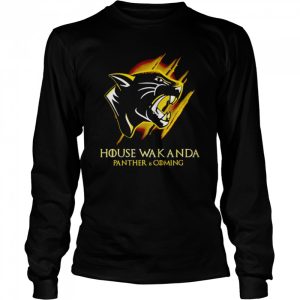 black Panther house wakanda panther is coming shirt 3